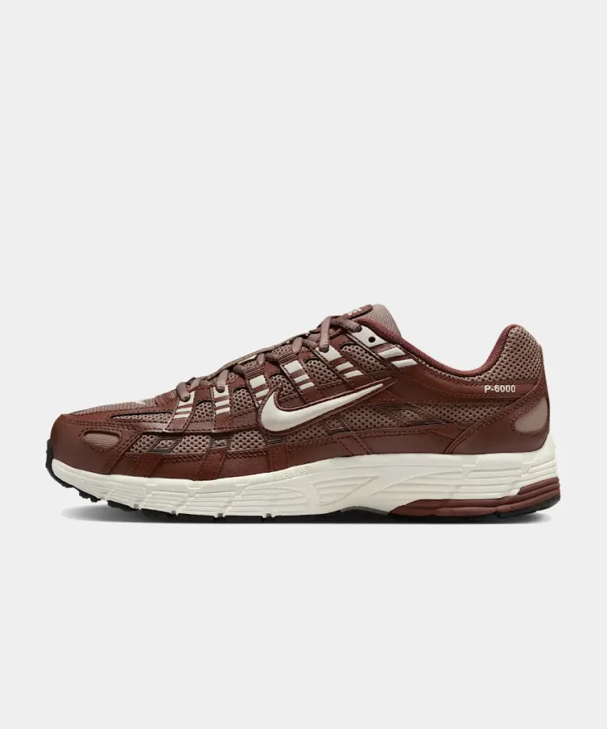P 6000 Femme Custom Shoes MarronBlanc (6)