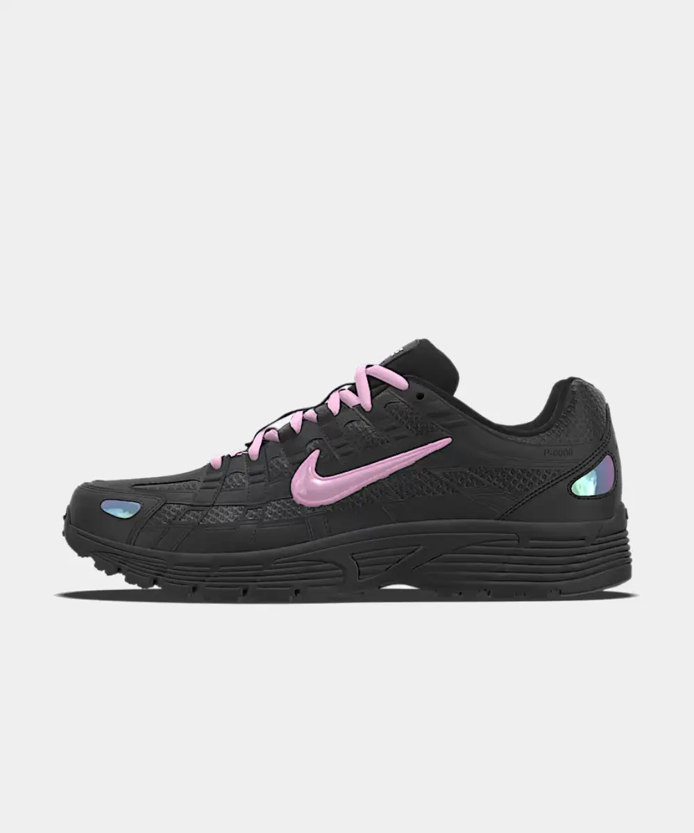 P 6000 Femme Custom Shoes NoirRose (1)